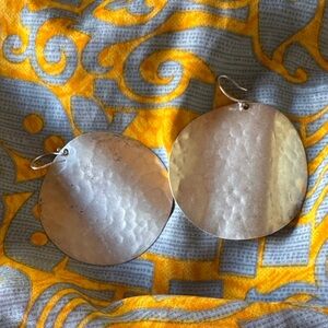 Silpada Silver Hammered Round Hanging Accents